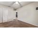 Neutral bedroom featuring a ceiling fan and a closet at 21784 E Puesta Del Sol --, Queen Creek, AZ 85142