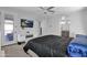 Main bedroom with sitting area and a doorway to the main bathroom at 2601 S Entwistle St, Gilbert, AZ 85295