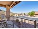 Relaxing view from the porch, overlooking the peaceful neighborhood street at 4846 S Rimrock Loop, Gold Canyon, AZ 85118