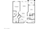 Floor plan showing the layout of the bedrooms, living area, kitchen and balcony at 5450 E Deer Valley Dr # 3008, Phoenix, AZ 85054