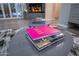 View of a stylish living room with modern coffee table and decorative books at 6132 E Yucca St, Scottsdale, AZ 85254