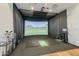 State-of-the-art golf simulator room for practicing your swing and enjoying virtual golf at 7180 E Kierland Blvd # 807, Scottsdale, AZ 85254