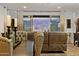 Elegant dining area with a mountain view visible through sliding glass doors at 12660 E Pivot Peak --, Gold Canyon, AZ 85118