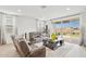 Cozy living room with neutral tones and a sliding glass door at 12660 E Pivot Peak --, Gold Canyon, AZ 85118