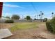 Expansive backyard with grass and block fencing at 1324 W 15Th St, Tempe, AZ 85281