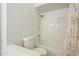 Cozy bathroom boasting a shower-tub combo with white subway tile surround at 14266 N 2Nd Ave, Phoenix, AZ 85023