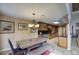 Charming kitchen and dining area with modern lighting and ample counter space at 2637 E Beekman Pl, Phoenix, AZ 85016