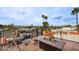 Spacious rooftop deck with a fire pit and panoramic neighborhood views at 2637 E Beekman Pl, Phoenix, AZ 85016