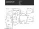 Detailed floor plan showcasing the layout of the two-story home with bedrooms, baths, and garage at 3315 S Lotus St, Mesa, AZ 85212