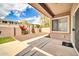 Covered backyard patio with a view of the backyard at 34916 N 31St Ave, Phoenix, AZ 85086