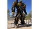 Unique statue of Bumble Bee built with car parts and displayed outside at 4033 E Wildcat Dr, Cave Creek, AZ 85331