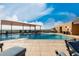 Stunning rooftop pool offers chaise lounges and a serene escape at 7175 E Camelback Rd # 1106, Scottsdale, AZ 85251