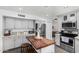 Kitchen featuring stainless steel appliances and a large island with seating at 1252 N Jackson St, Gilbert, AZ 85233