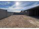 Wide shot of an expansive backyard area with block wall at 17216 W Sunward Dr, Goodyear, AZ 85338