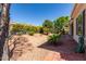 Lush backyard with beautiful landscaping and serene garden spaces at 12820 W La Vina Dr, Sun City West, AZ 85375