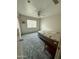 Bedroom with plush carpet and a ceiling fan at 2251 E Parkside Ln, Phoenix, AZ 85024