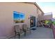 Covered patio with outdoor seating offers views of the surrounding area at 2678 E Firestone Dr, Chandler, AZ 85249