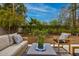 Cozy outdoor patio with comfortable seating and lush greenery, perfect for relaxation at 309 W Campbell Ave, Phoenix, AZ 85013