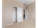 Neutral bedroom with sliding door closet and views to another room at 4116 W Milada Dr, Laveen, AZ 85339