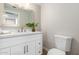 Modern bathroom featuring white vanity, marble countertops, and a framed mirror in a bright, clean space at 9705 E Mountain View Rd # 1056, Scottsdale, AZ 85258