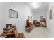 Home office with desk, chair, and artwork provides a quiet workspace at 14218 W Via Montoya --, Sun City West, AZ 85375