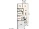 Detailed floor plan layout including a 2-bay garage, primary suite, bedrooms, and an open-concept kitchen at 17289 W Daley Ln, Surprise, AZ 85387