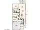 Floor plan featuring a two-bay garage, four bedrooms, primary suite, and an open concept living space at 18227 W Daley Ln, Surprise, AZ 85387