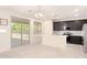 Modern kitchen with stainless steel appliances and island seating at 41734 N Cielito Linda Way, San Tan Valley, AZ 85140