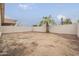 Backyard with potential for landscaping at 4545 N 67Th Ave # 1106, Phoenix, AZ 85033
