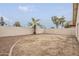 Backyard with potential for landscaping and outdoor activities at 4545 N 67Th Ave # 1106, Phoenix, AZ 85033