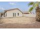 An empty backyard space with a fence, offering potential for customization at 4545 N 67Th Ave # 1106, Phoenix, AZ 85033