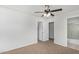 Bedroom features fresh paint and access to an en suite bathroom at 4831 N 93Rd Dr, Phoenix, AZ 85037