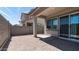 Home featuring a patio and fenced backyard area with rock landscaping at 1193 E Spruce Dr, Chandler, AZ 85286