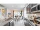 View of the open concept kitchen with stainless steel appliances and granite countertops at 1193 E Spruce Dr, Chandler, AZ 85286