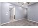 Comfortable bedroom featuring a ceiling fan, neutral walls, and plush carpeting at 19740 W Sherman St, Buckeye, AZ 85326