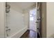 Bathroom with a bathtub/shower and a view to the bedroom at 2150 W Alameda Rd # 1122, Phoenix, AZ 85085