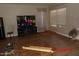 Living room featuring wood floors and natural light at 22016 W Loma Linda Blvd, Buckeye, AZ 85326