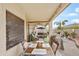 Covered patio features an outdoor dining area at 3089 E Hazeltine Way, Chandler, AZ 85249