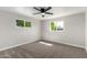 Bedroom featuring plush carpet, natural light and ceiling fan at 4402 E Mitchell Dr, Phoenix, AZ 85018