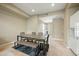 Inviting dining room features a rustic wood table, bench and chairs, perfect for Gathering meals at 567 W 6Th St, Tempe, AZ 85281