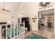 Inviting living room featuring a modern television, and views into the kitchen with a casual dining table at 956 N 58Th St, Mesa, AZ 85205