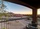 Balcony with seating and views of desert landscape at 10801 E Happy Valley Rd # 86, Scottsdale, AZ 85255