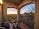 Balcony with seating and views of desert landscape at 10801 E Happy Valley Rd # 86, Scottsdale, AZ 85255