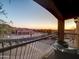 Relax on this balcony with stunning desert views and a peaceful sunset at 10801 E Happy Valley Rd # 86, Scottsdale, AZ 85255