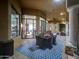 Relax on the covered patio with ample seating, perfect for outdoor dining at 10801 E Happy Valley Rd # 86, Scottsdale, AZ 85255