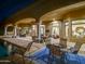 Entertain in style by the gorgeous pool, complete with an outdoor dining area at 10801 E Happy Valley Rd # 86, Scottsdale, AZ 85255