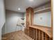 Wine cellar with custom wood racking and tile flooring at 10801 E Happy Valley Rd # 86, Scottsdale, AZ 85255