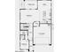 Layout for this single Gathering home features a 2-car garage and an open floor plan at 16807 W Hope Dr, Surprise, AZ 85388