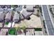 High-angle shot of a home's backyard, emphasizing its size and layout relative to adjacent properties at 18856 N Comet Trl, Maricopa, AZ 85138