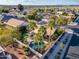 Gorgeous home with private pool, palm trees, desert landscaping, and fenced backyard at 20497 E Appaloosa Dr, Queen Creek, AZ 85142
